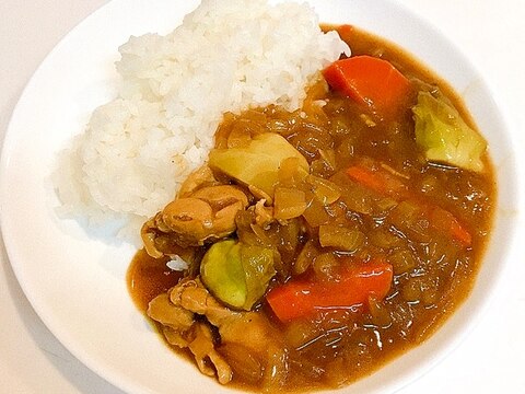 産地直送♪子持ち高菜のチキンカレー